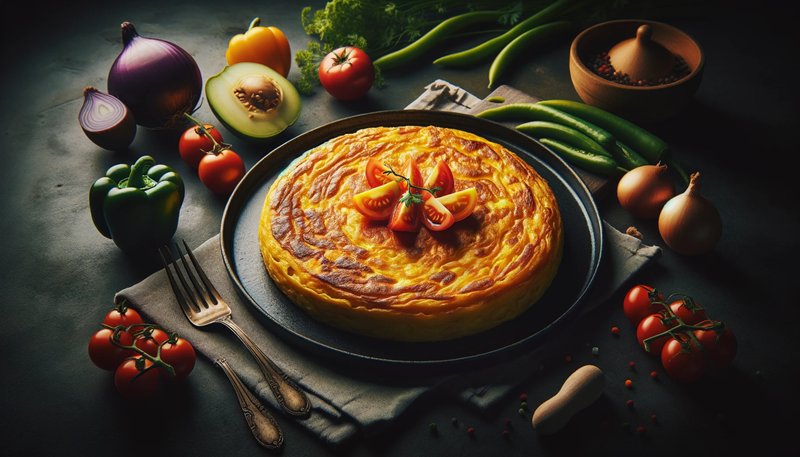 Przepis na Tortilla Española (hiszpański omlet ziemniaczany)