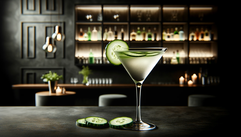 Przepis na drinka Cucumber Martini