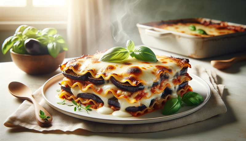 Przepis na Lasagne z bakłażanem