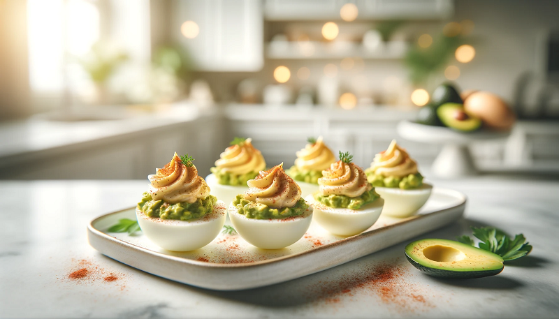 Przepis na Deviled Eggs z Awokado