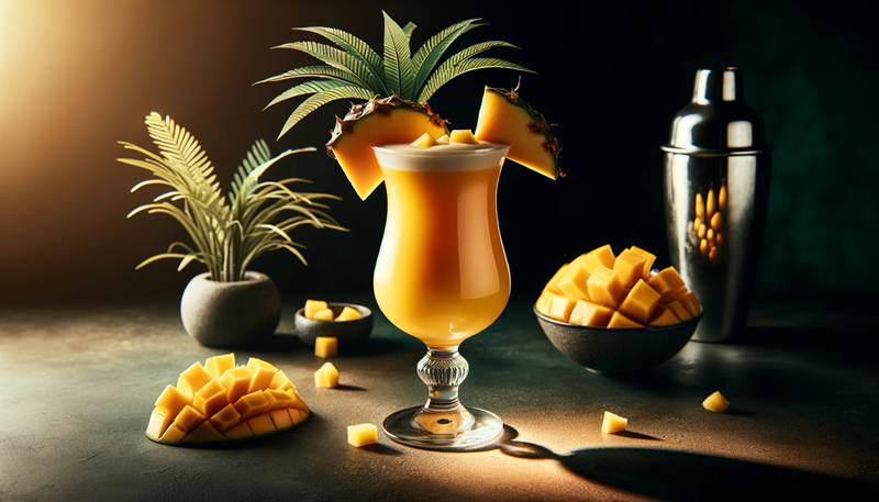 Przepis na drinka Mango Piña Colada