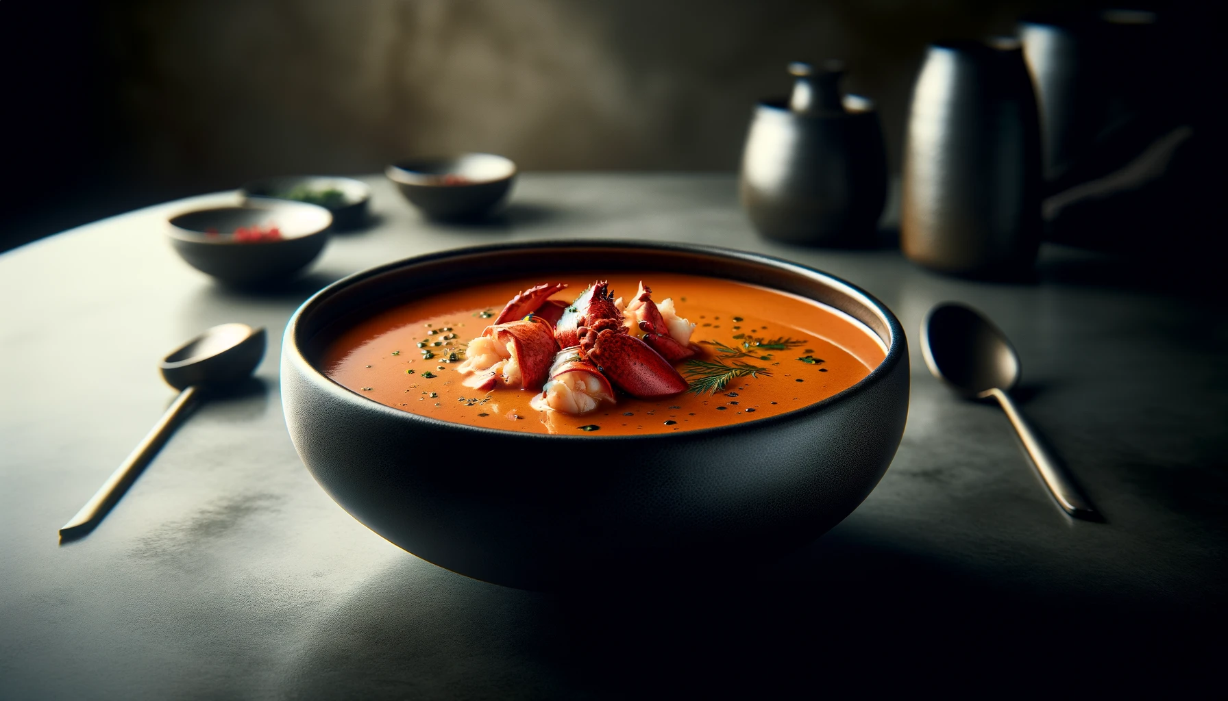 Bisque z homarów – bogata i kremowa zupa z mięsem homara