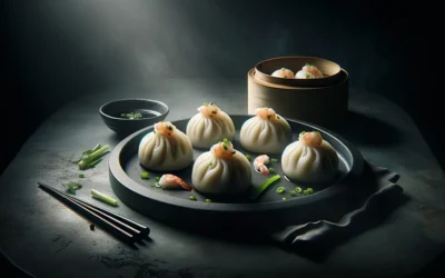 Dim Sum z krewetkami na parze