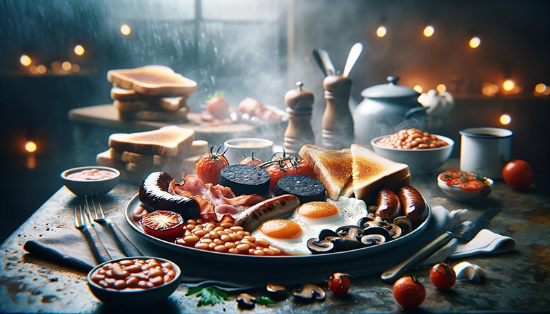 Full English Breakfast – tradycyjne angielskie śniadanie