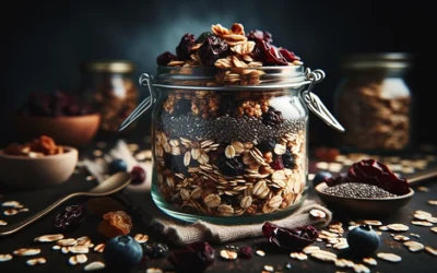 Granola z nasionami chia