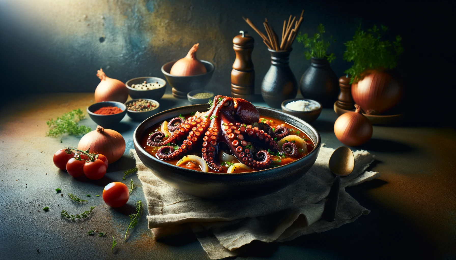 Przepis na Octopus stifado