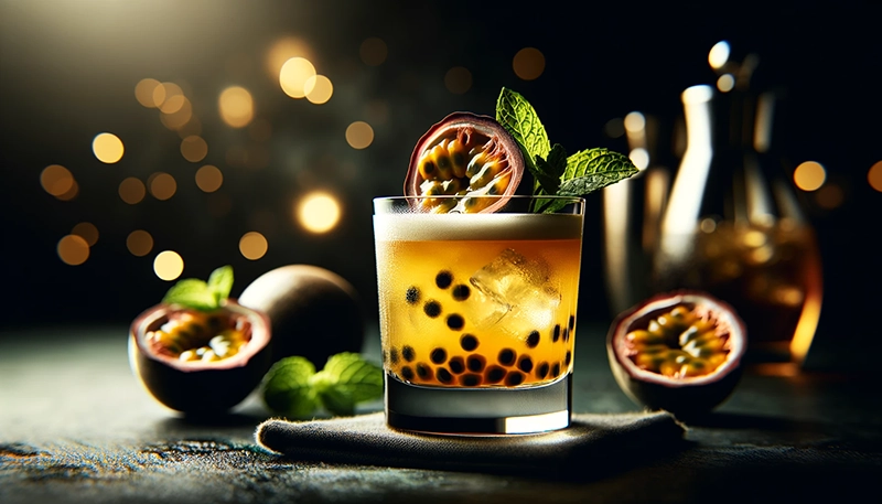 Przepis na drinka Passion Fruit Mai Tai – Mai Tai z marakują.