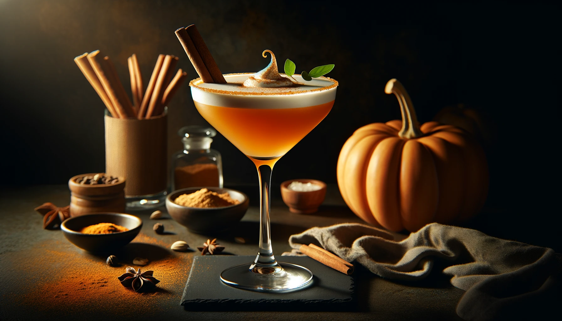 Przepis na drinka Pumpkin Spice Martini