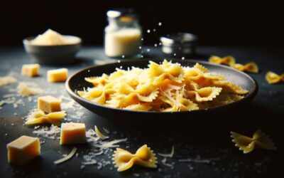 Farfalle al burro z masłem i parmezanem