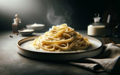 Fettuccine Alfredo – z masłem, śmietaną i parmezanem